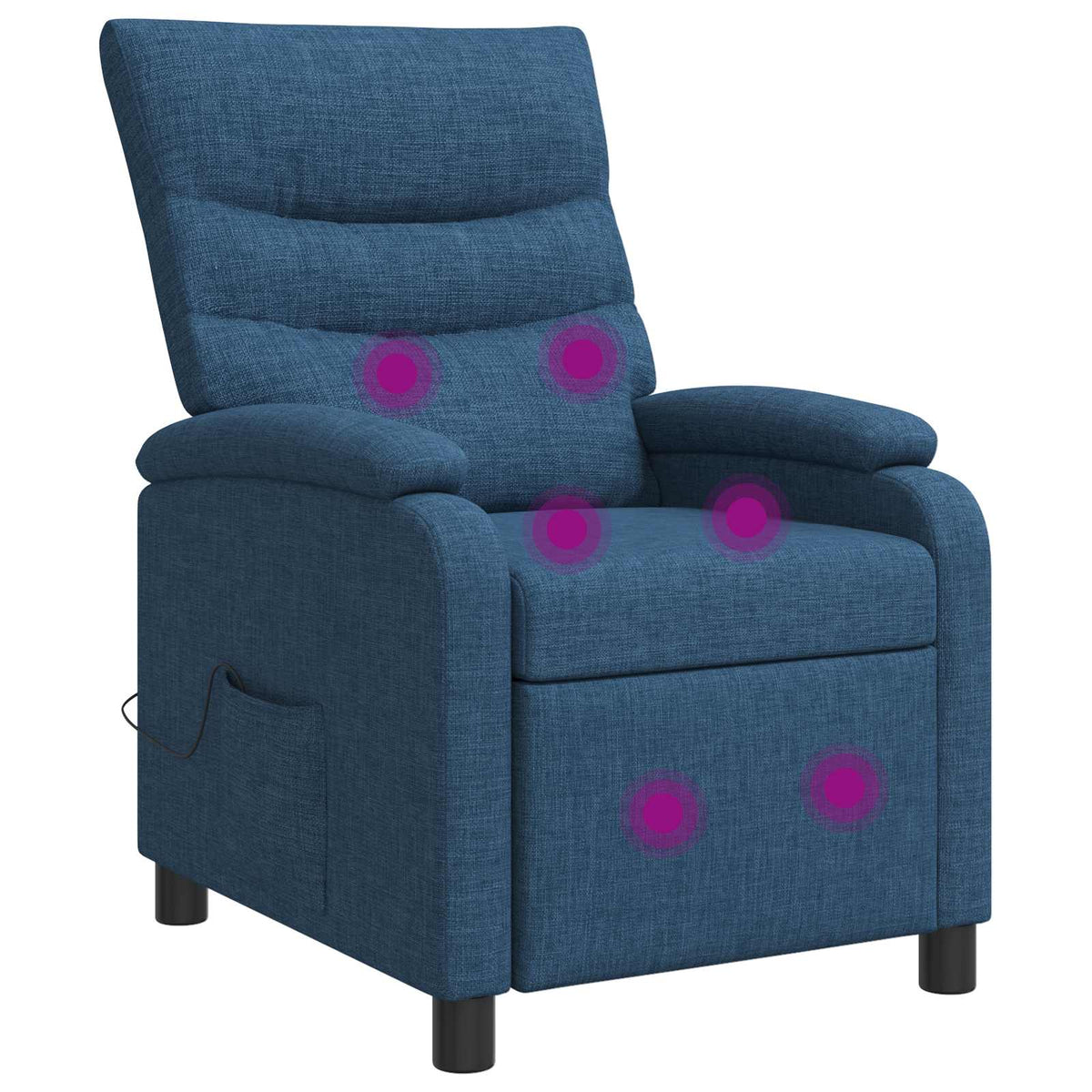 vidaXL Relaxfauteuil Lichtgrijs Stof