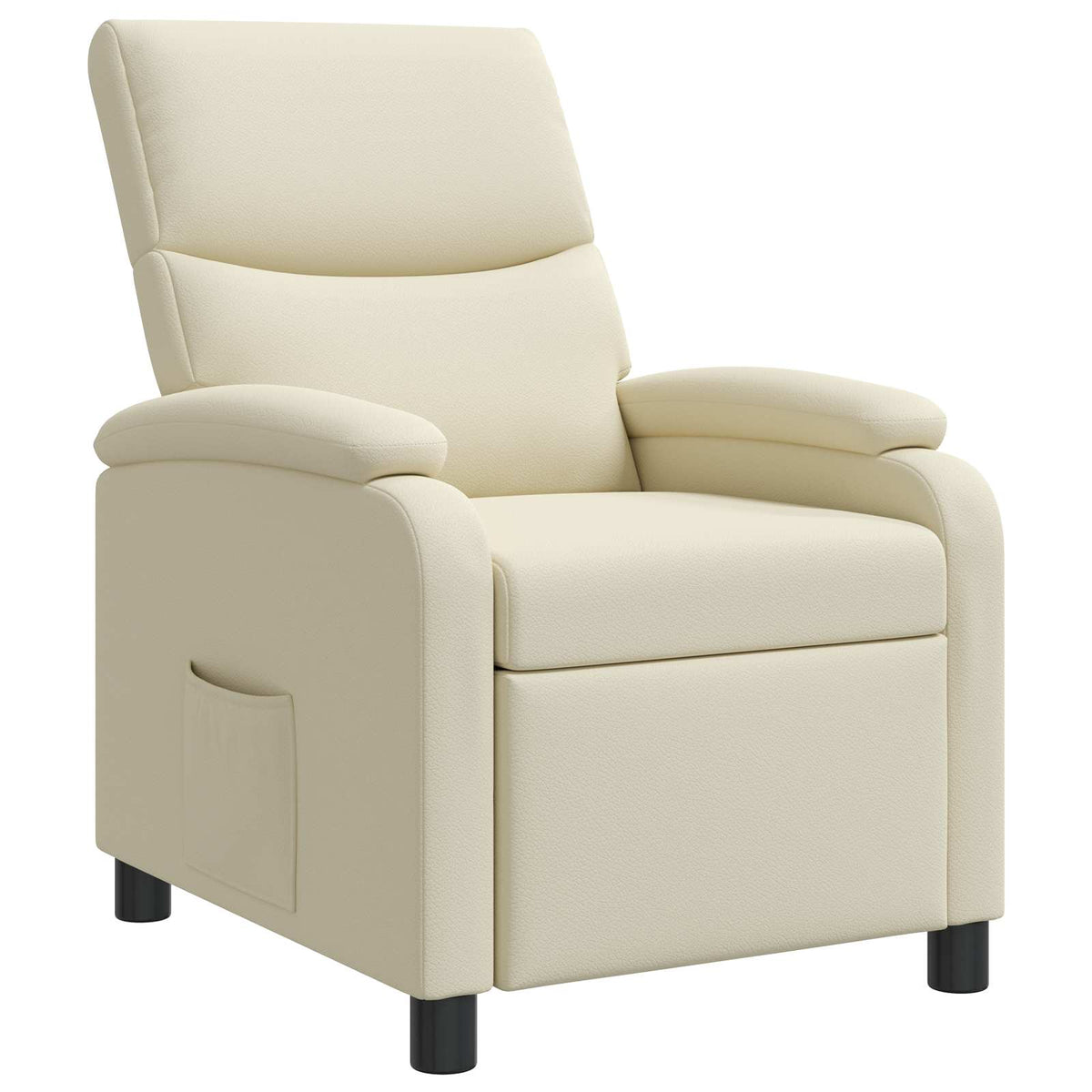 vidaXL Relaxfauteuil Zwart Kunstleer