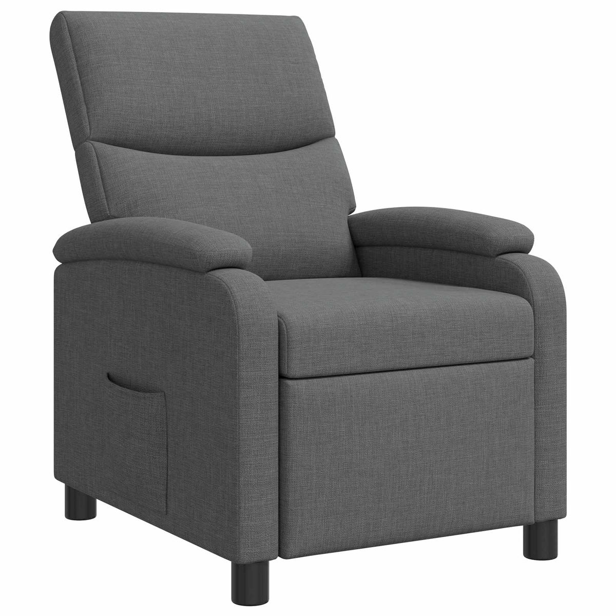 vidaXL Relaxfauteuil Lichtgrijs Stof