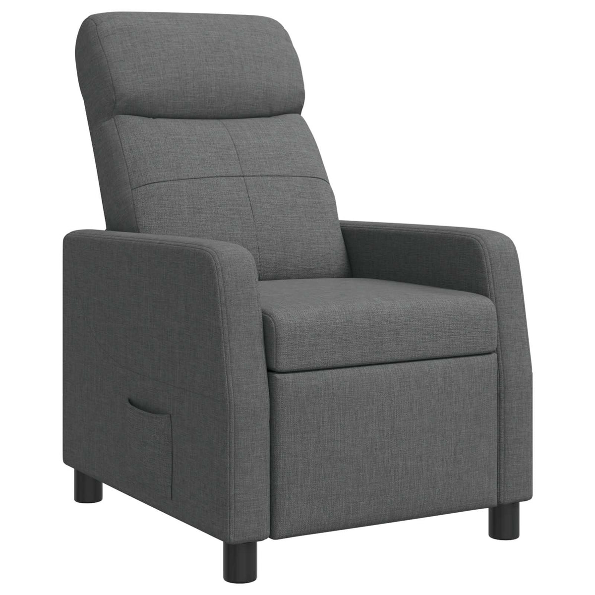 vidaXL Relaxfauteuil Lichtgrijs Stof