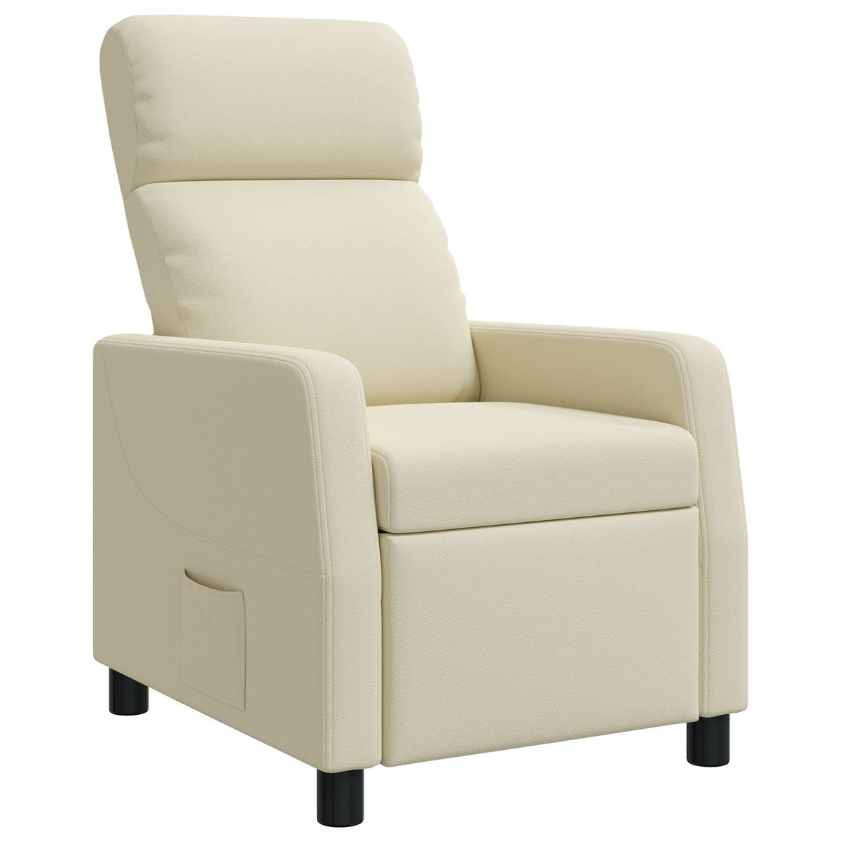 vidaXL Relaxfauteuil Zwart Kunstleer
