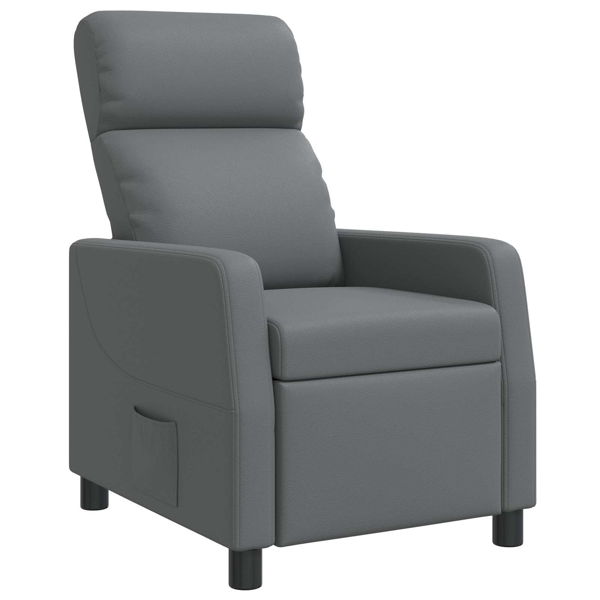 vidaXL Relaxfauteuil Zwart Kunstleer