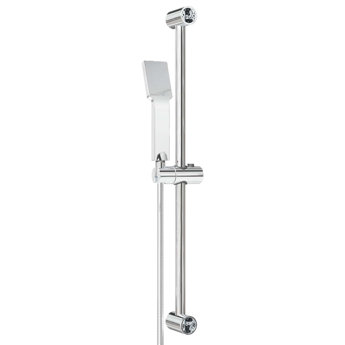 vidaXL Douchesysteem set Chroom 70 cm Roestvrij staal