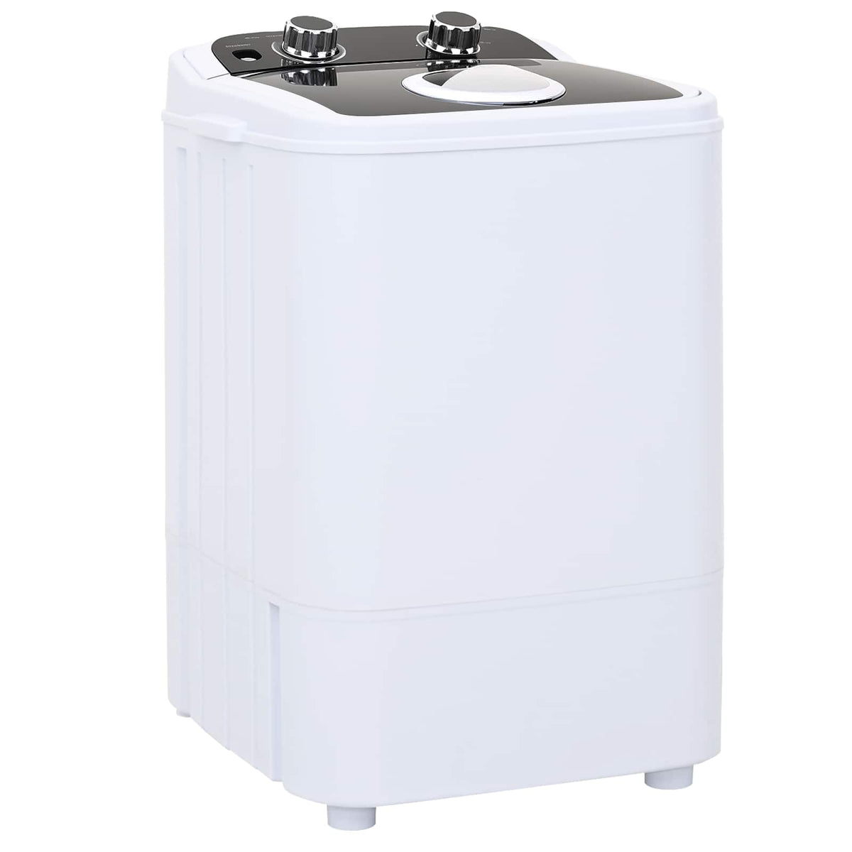 vidaXL Mini Wasmachine met Enkele Wasbak 4,6 kg Blauw en Wit