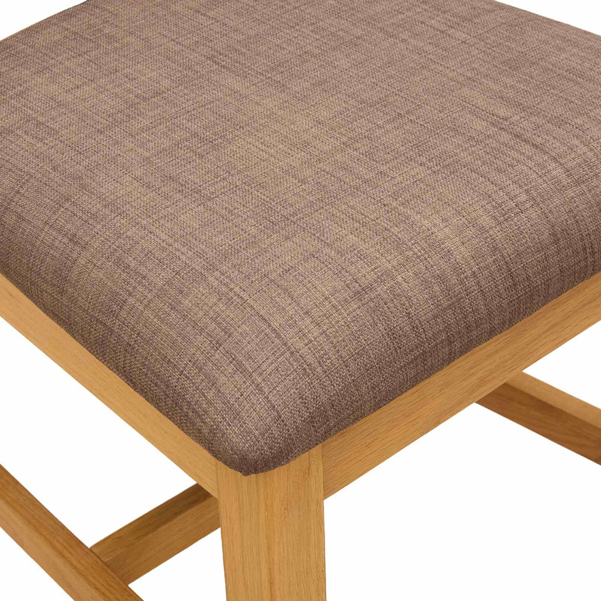 vidaXL Eetkamerstoel 2 pcs Massief Eikenhout Grijs 45 x 59 x 92 cm