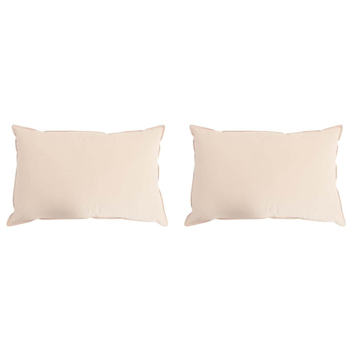 vidaXL Hoofdkussen Beige 40 x 60 cm Kapokvezel