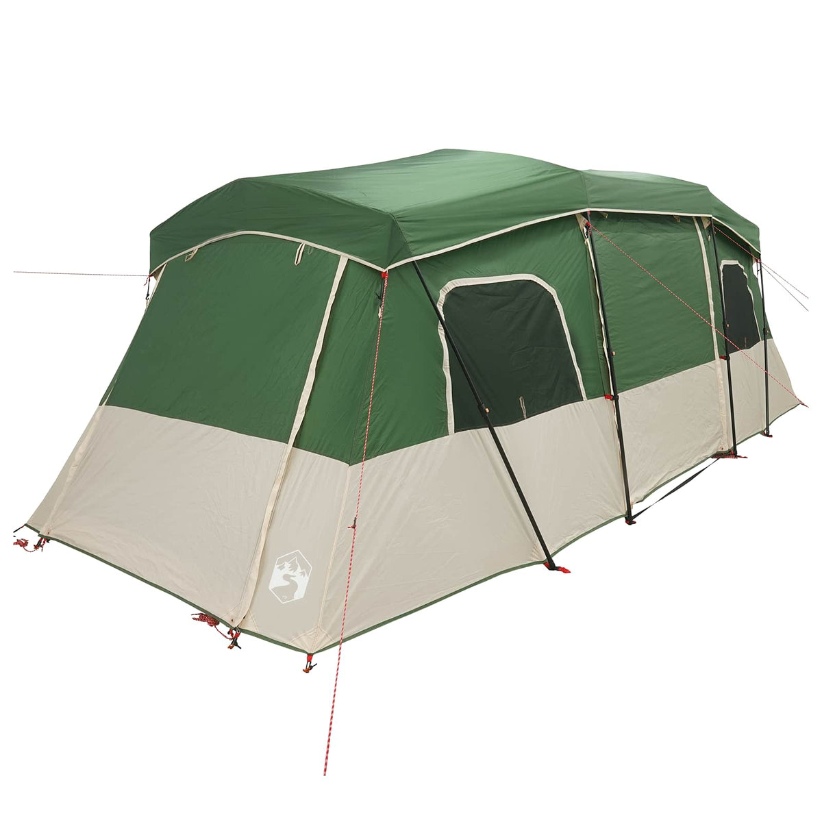 vidaXL 3-persoons 3-persoons Groen 185T Polyester met PU Coating