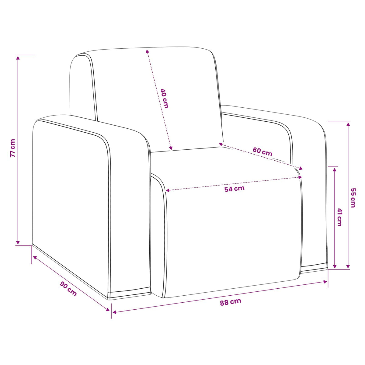 vidaXL Fauteuil Lichtgrijs fluweel