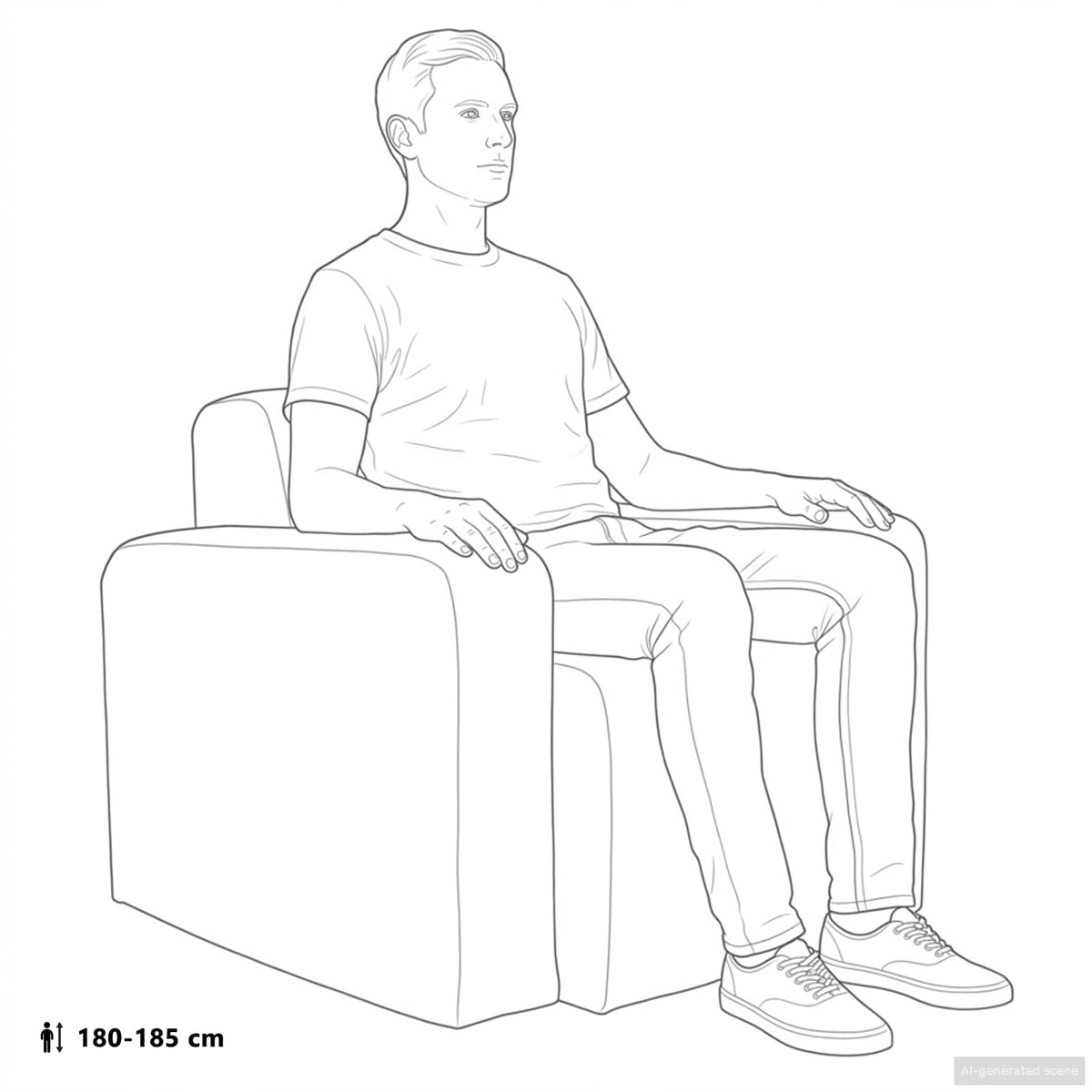 vidaXL Fauteuil Lichtgrijs fluweel