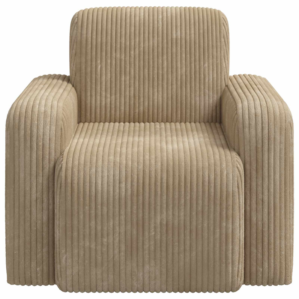 vidaXL Fauteuil Taupe corduroy