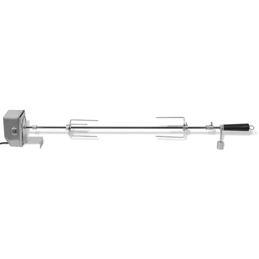 vidaXL BBQ Draaispit met professionele motor staal 900 mm - Aashly