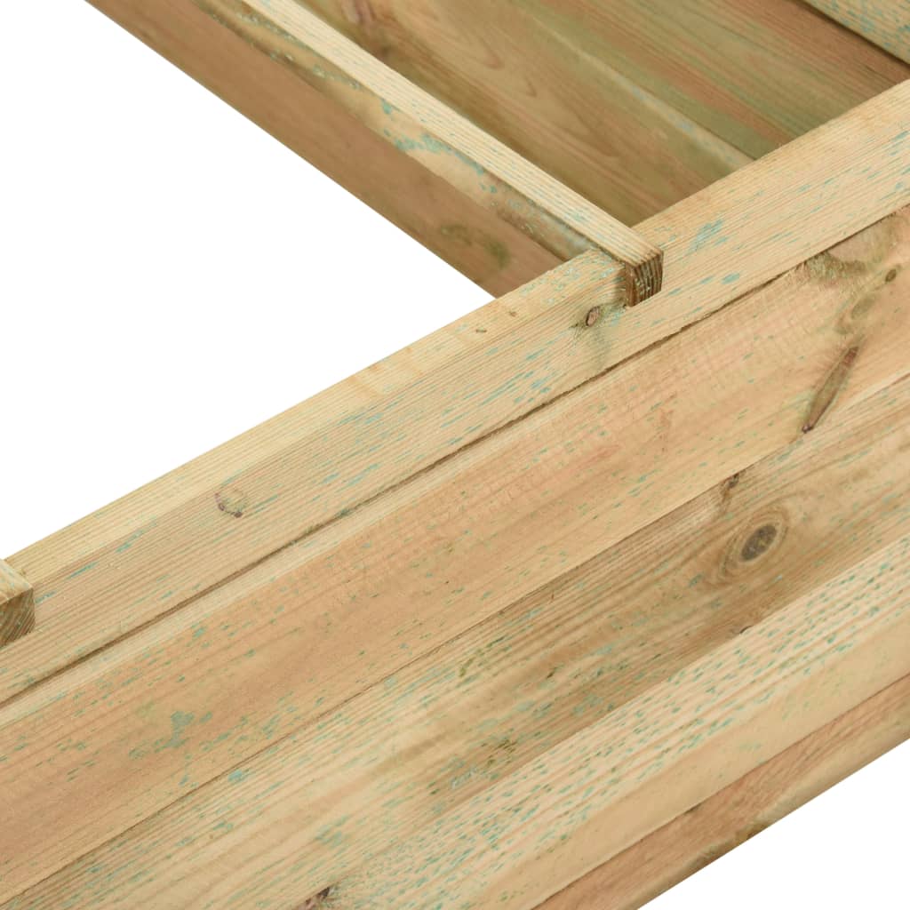 vidaXL Plantenbak 197x100x40 cm geïmpregneerd grenenhout - Aashly