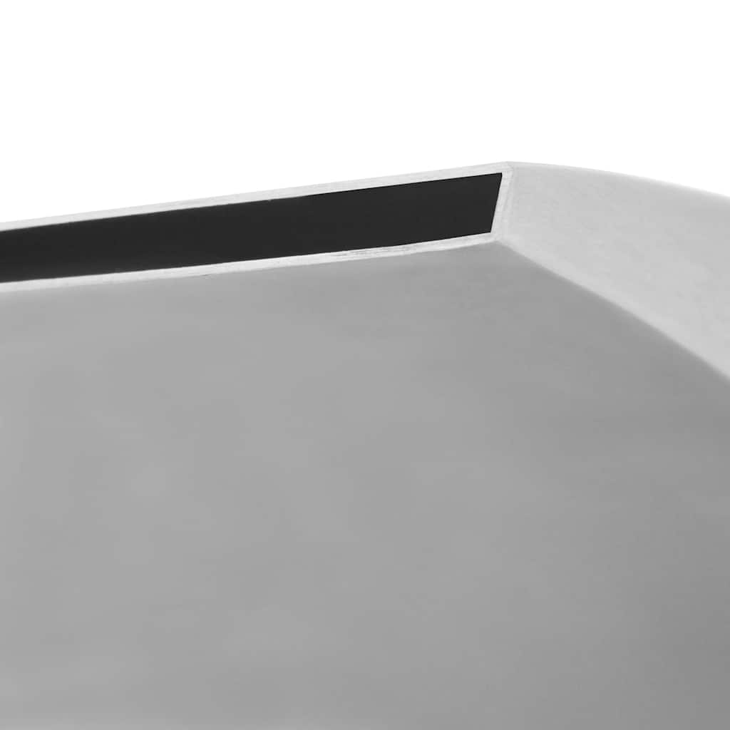 vidaXL Zwembadfontein 64x30x52 cm roestvrij staal zilverkleurig - Aashly