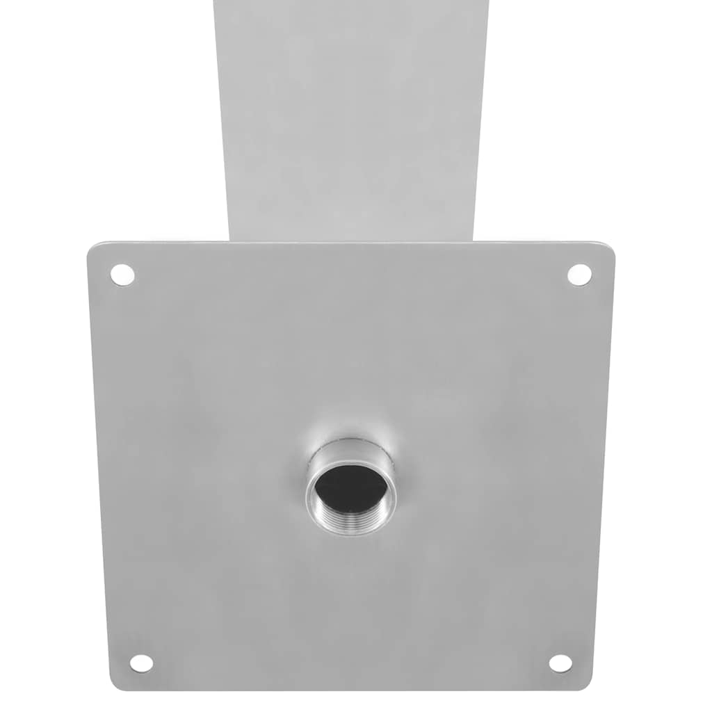 vidaXL Zwembadfontein 64x30x52 cm roestvrij staal zilverkleurig - Aashly