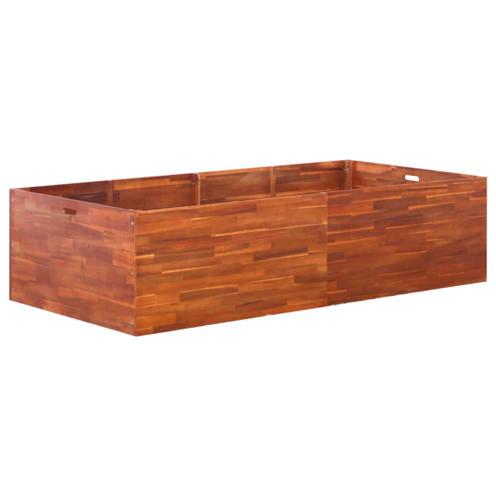 vidaXL Plantenbak verhoogd 150x50x50 cm acaciahout - Aashly