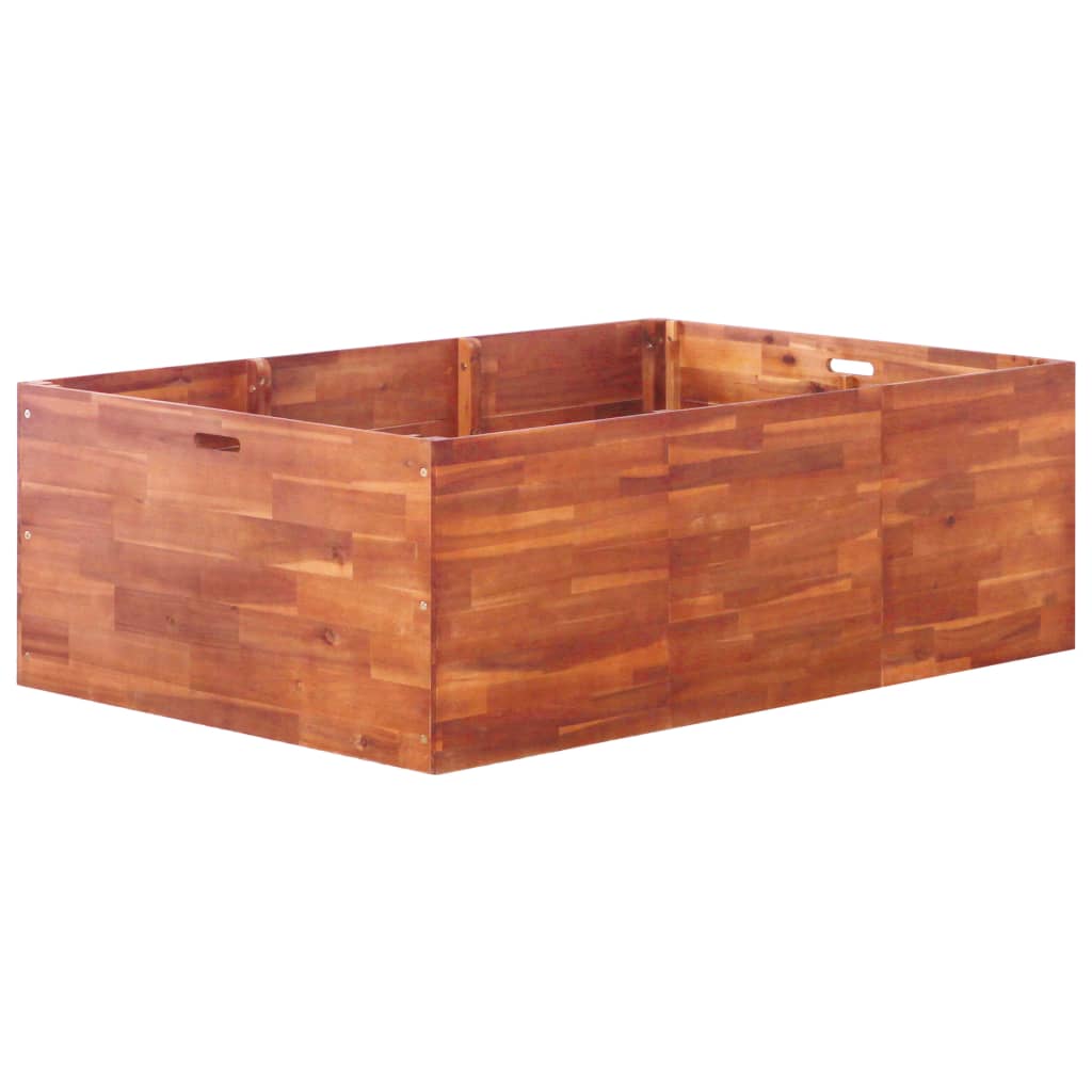 vidaXL Plantenbak verhoogd 150x50x50 cm acaciahout - Aashly