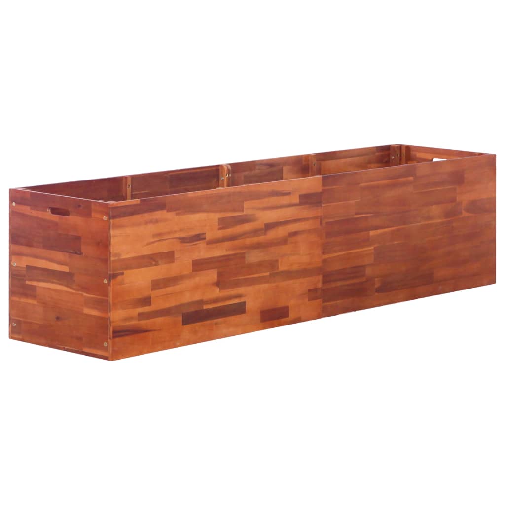 vidaXL Plantenbak verhoogd 150x50x50 cm acaciahout - Aashly