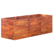 vidaXL Plantenbak verhoogd 150x50x50 cm acaciahout - Aashly