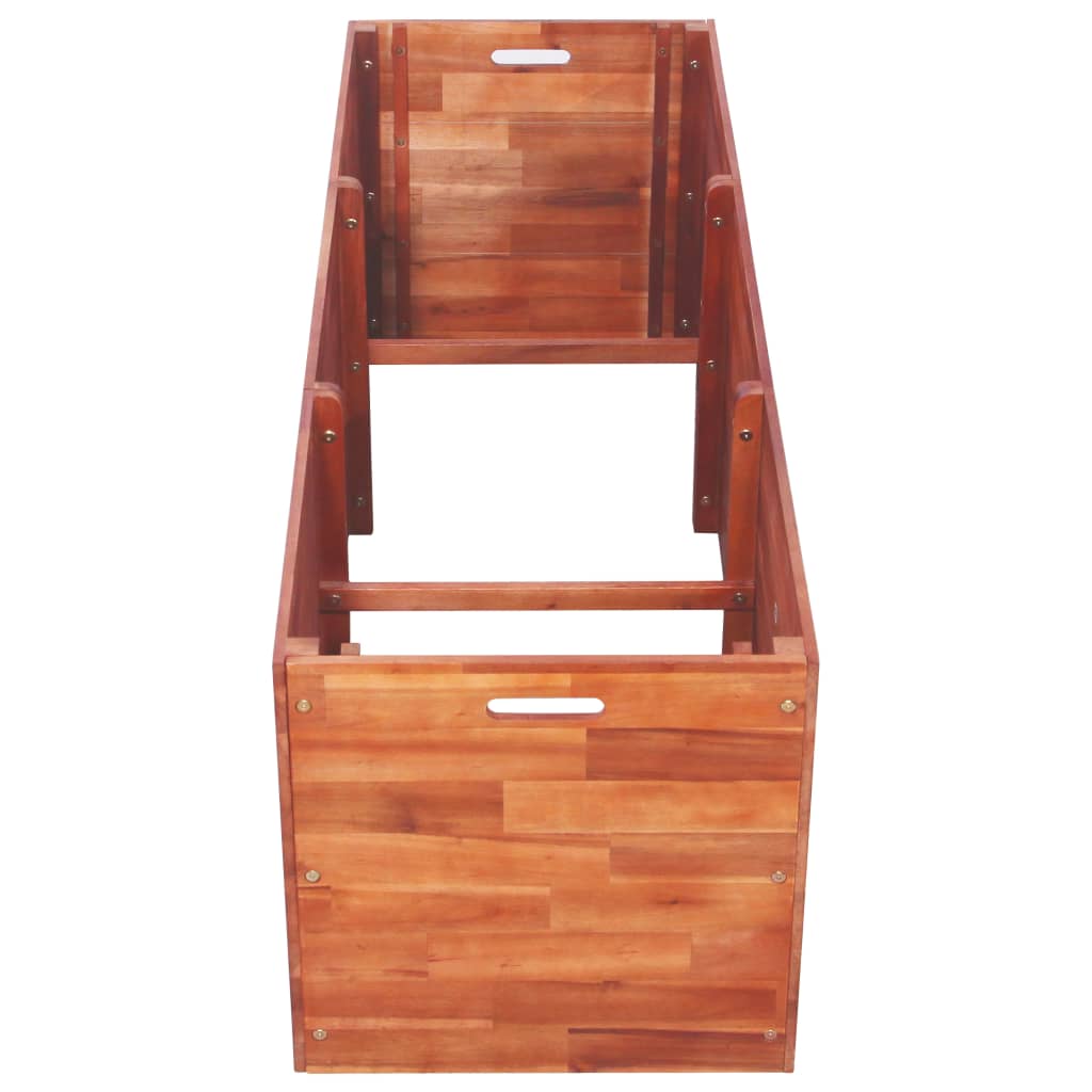 vidaXL Plantenbak verhoogd 150x50x50 cm acaciahout - Aashly