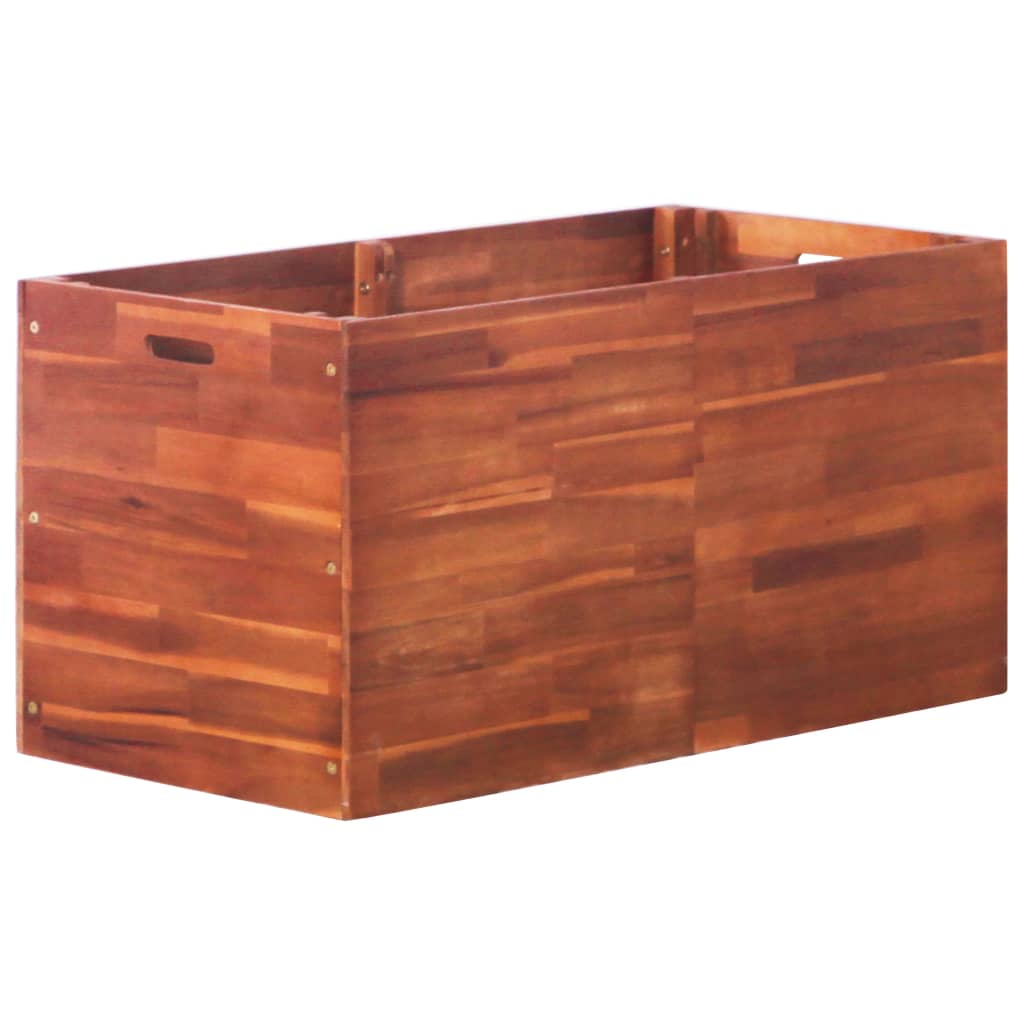 vidaXL Plantenbak verhoogd 150x50x50 cm acaciahout - Aashly