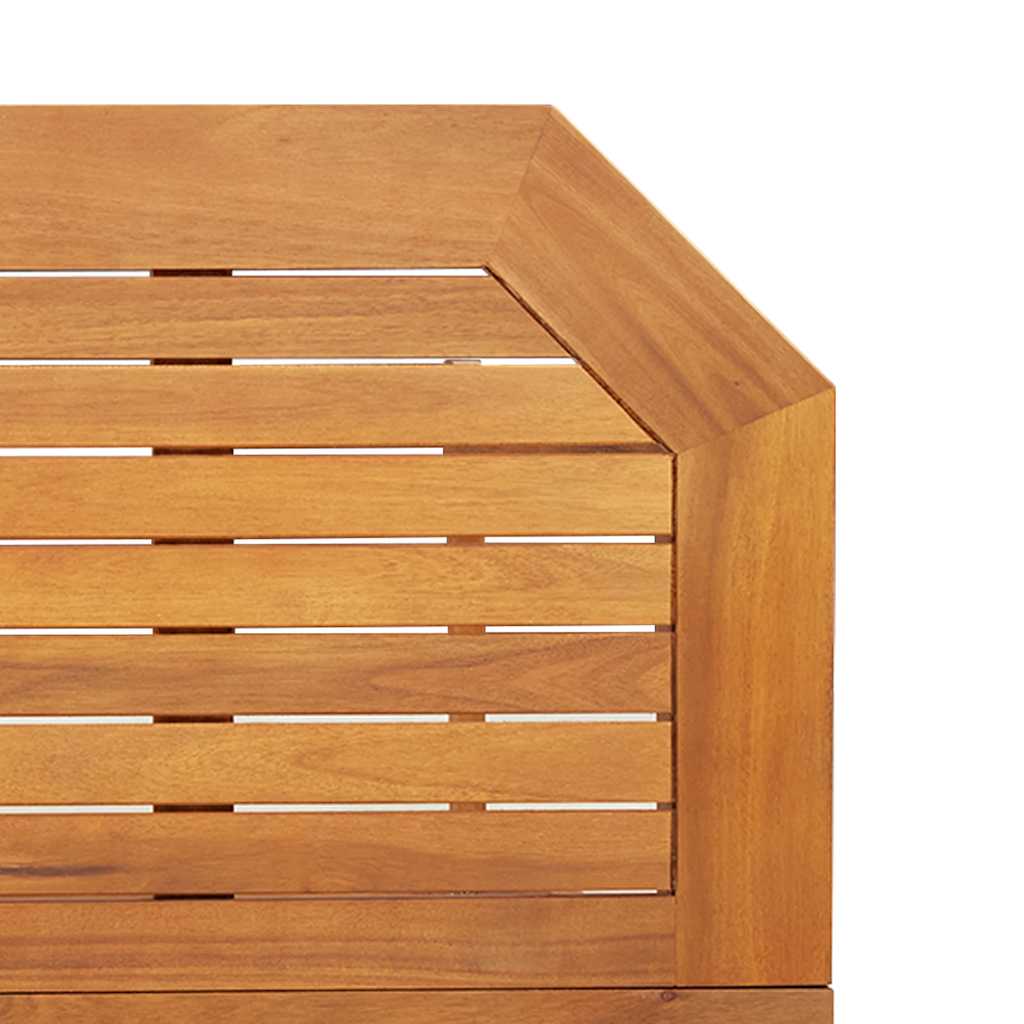 vidaXL Bistrotafel 90x50x75 cm massief acaciahout - Aashly