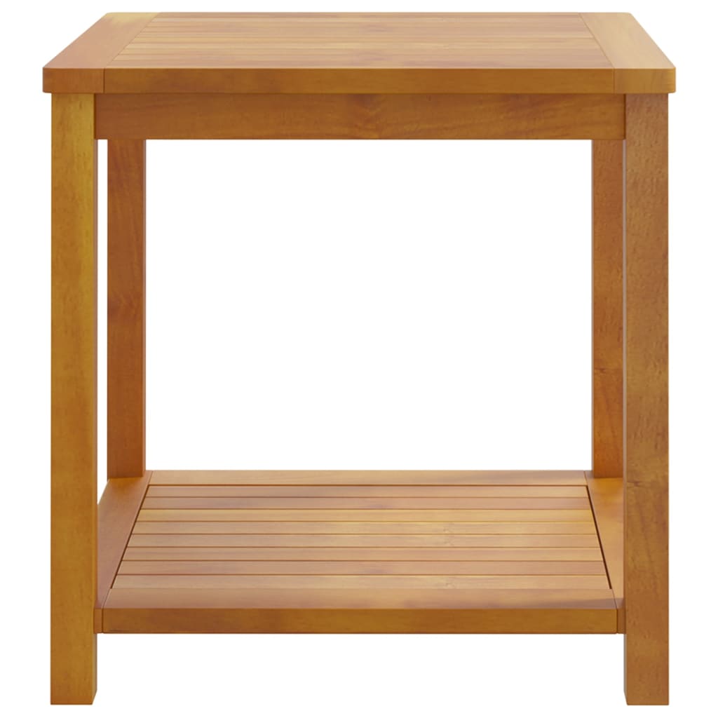 vidaXL Bijzettafel 45x45x45 cm massief acaciahout - Aashly