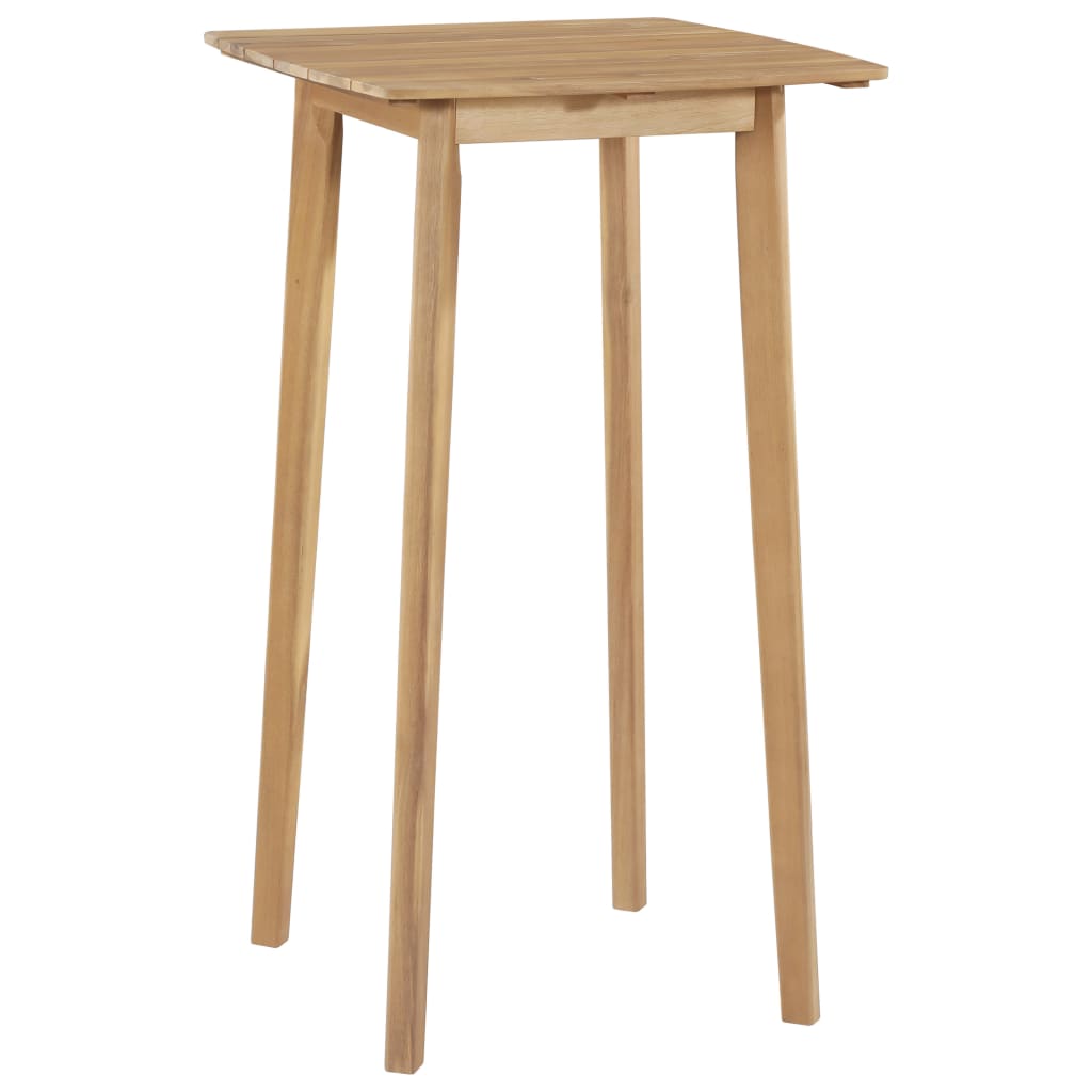 vidaXL Bartafel 60x60x105 cm massief acaciahout