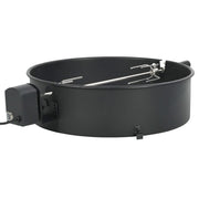 vidaXL BBQ rotisserie ring 57 cm zwart - Aashly