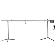 vidaXL Automatische barbecue met motor 207x45x81 cm roestvrij staal - Aashly