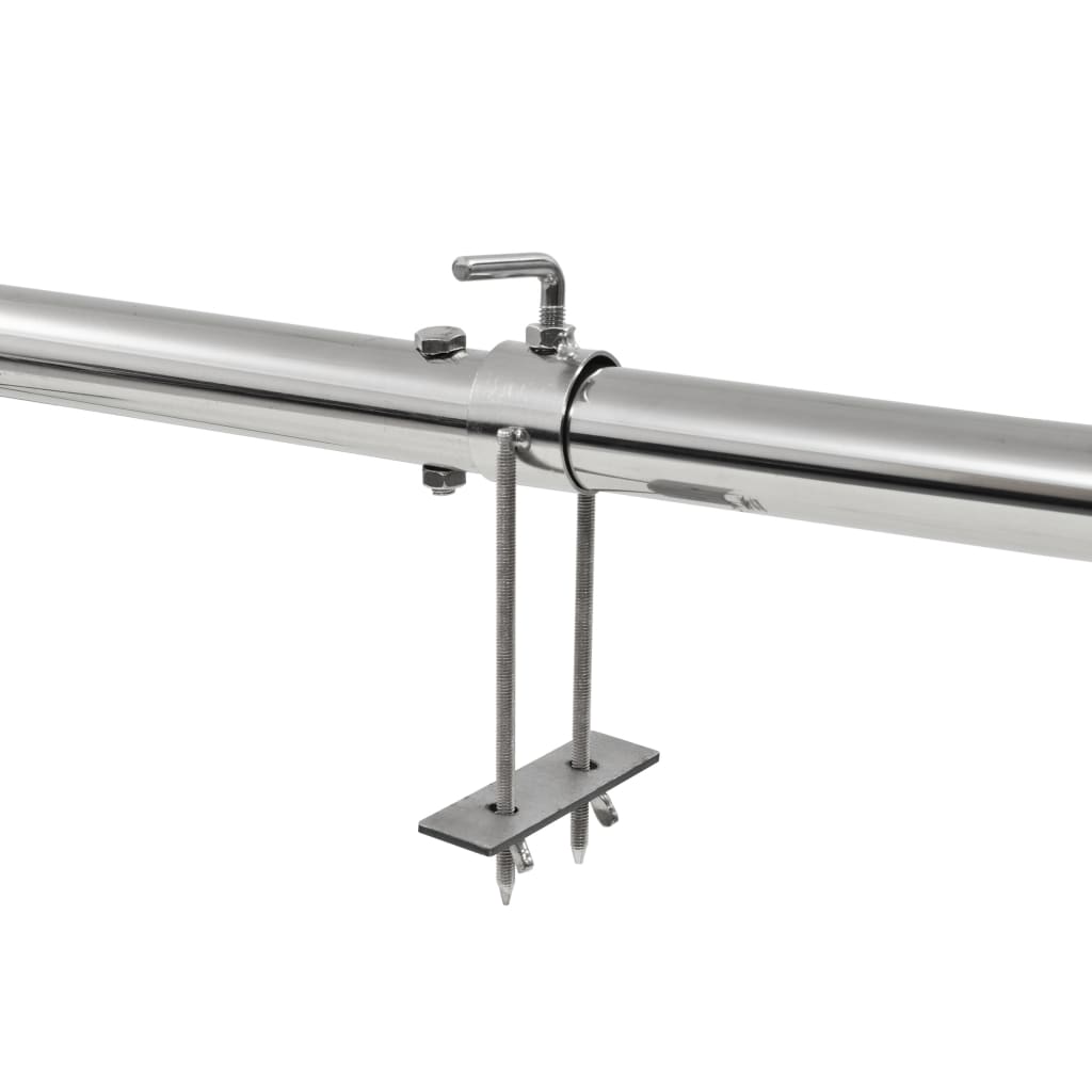 vidaXL Automatische barbecue met motor 207x45x81 cm roestvrij staal - Aashly