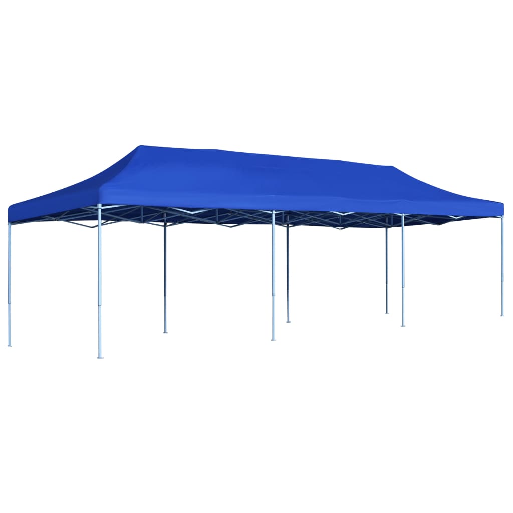 vidaXL Vouwtent pop-up 3x9 m blauw - Aashly