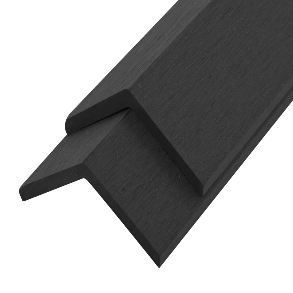 vidaXL Terras hoekplinten 5 st 170 cm HKC lichtbruin