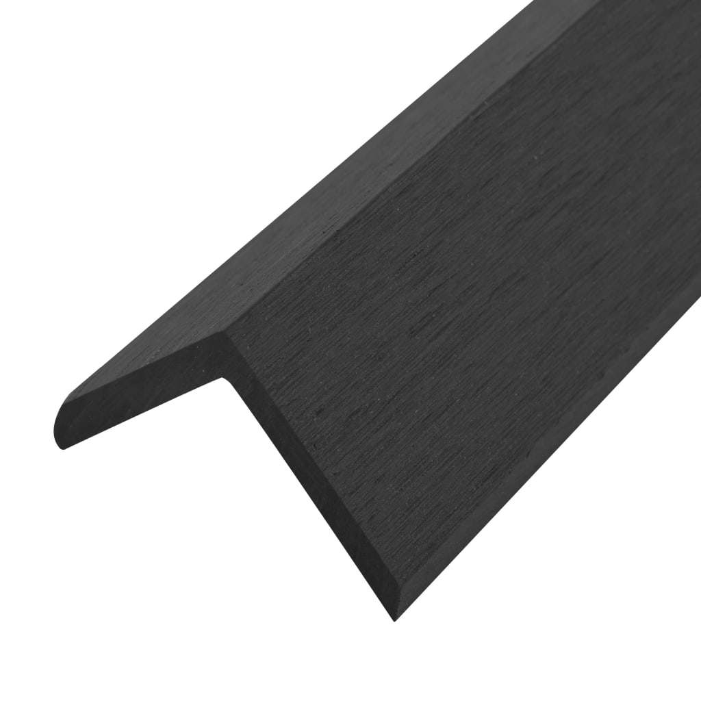 vidaXL Terras hoekplinten 5 st 170 cm HKC lichtbruin