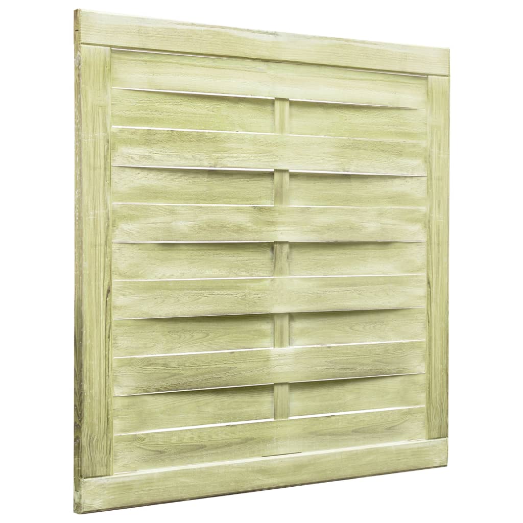 vidaXL Poort 100x75 cm groen geïmpregneerd grenenhout - Aashly