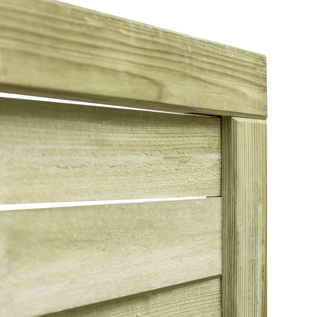 vidaXL Poort 100x75 cm groen geïmpregneerd grenenhout - Aashly