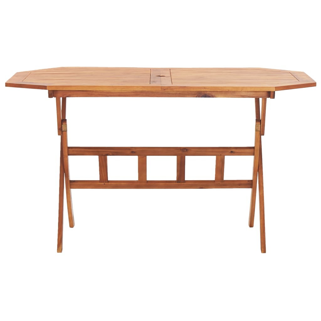 vidaXL Tuintafel inklapbaar 135x85x75 cm massief acaciahout - Aashly