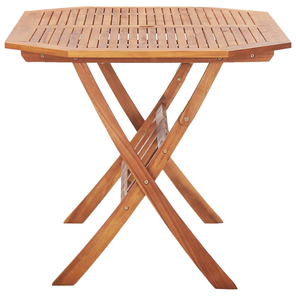 vidaXL Tuintafel inklapbaar 135x85x75 cm massief acaciahout - Aashly