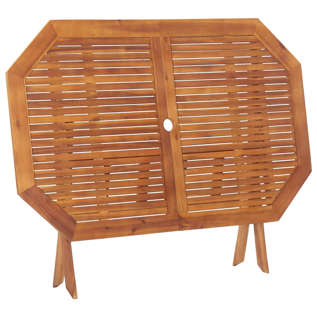 vidaXL Tuintafel inklapbaar 135x85x75 cm massief acaciahout - Aashly