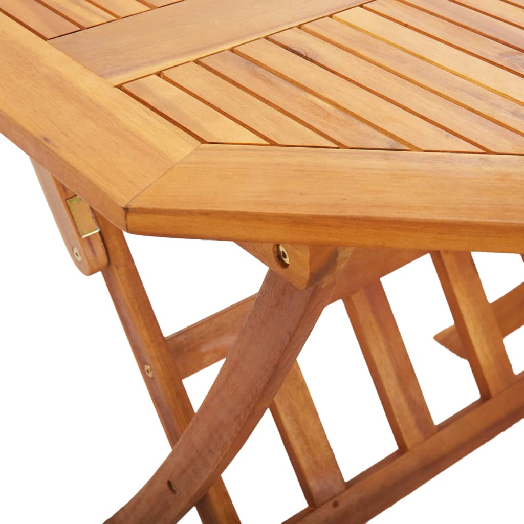 vidaXL Tuintafel inklapbaar 135x85x75 cm massief acaciahout - Aashly