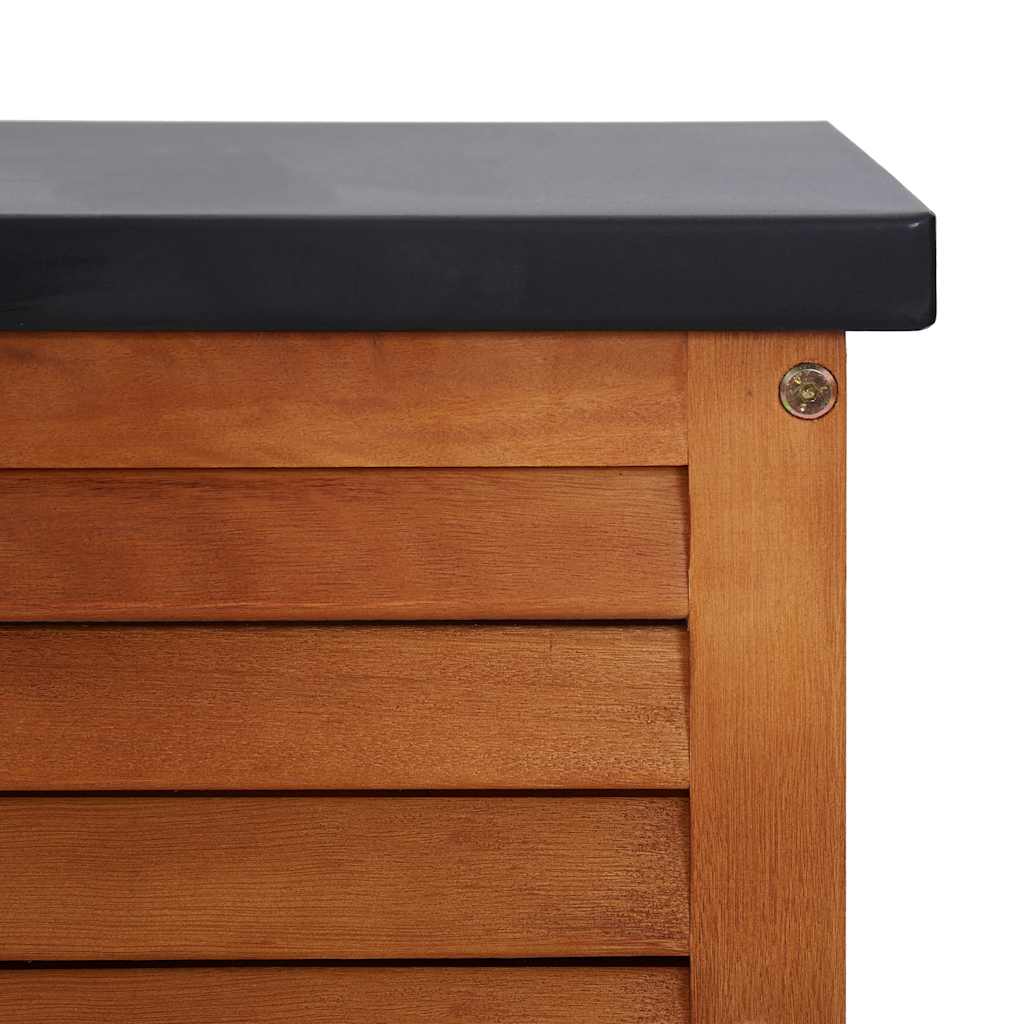 vidaXL Tuinbox 117x50x55 cm massief eucalyptushout - Aashly