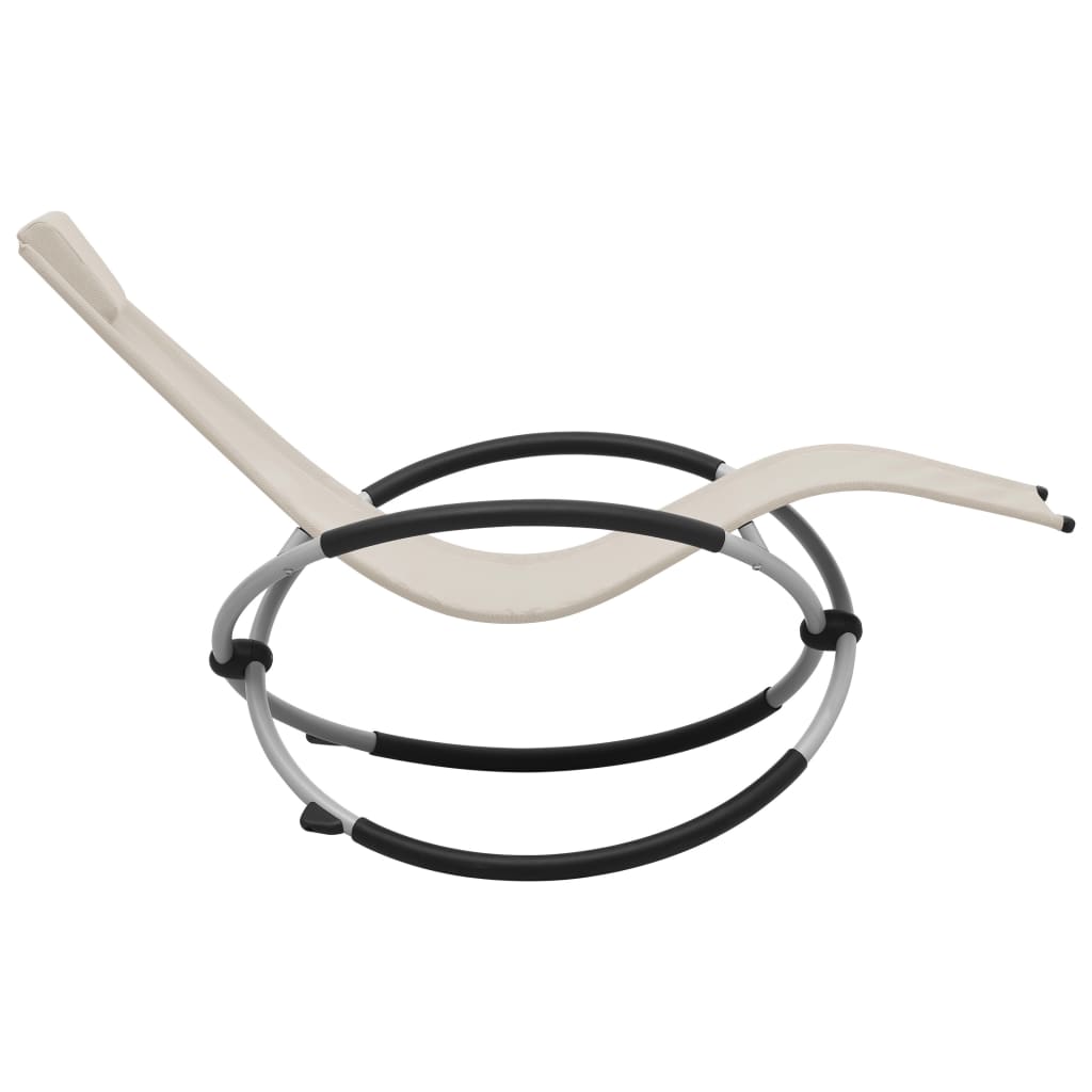 vidaXL Kinderligbed staal crèmekleurig - Aashly