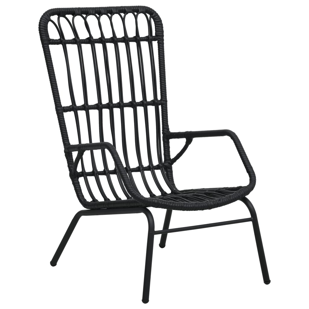 vidaXL Tuinstoel poly rattan lichtbruin - Aashly