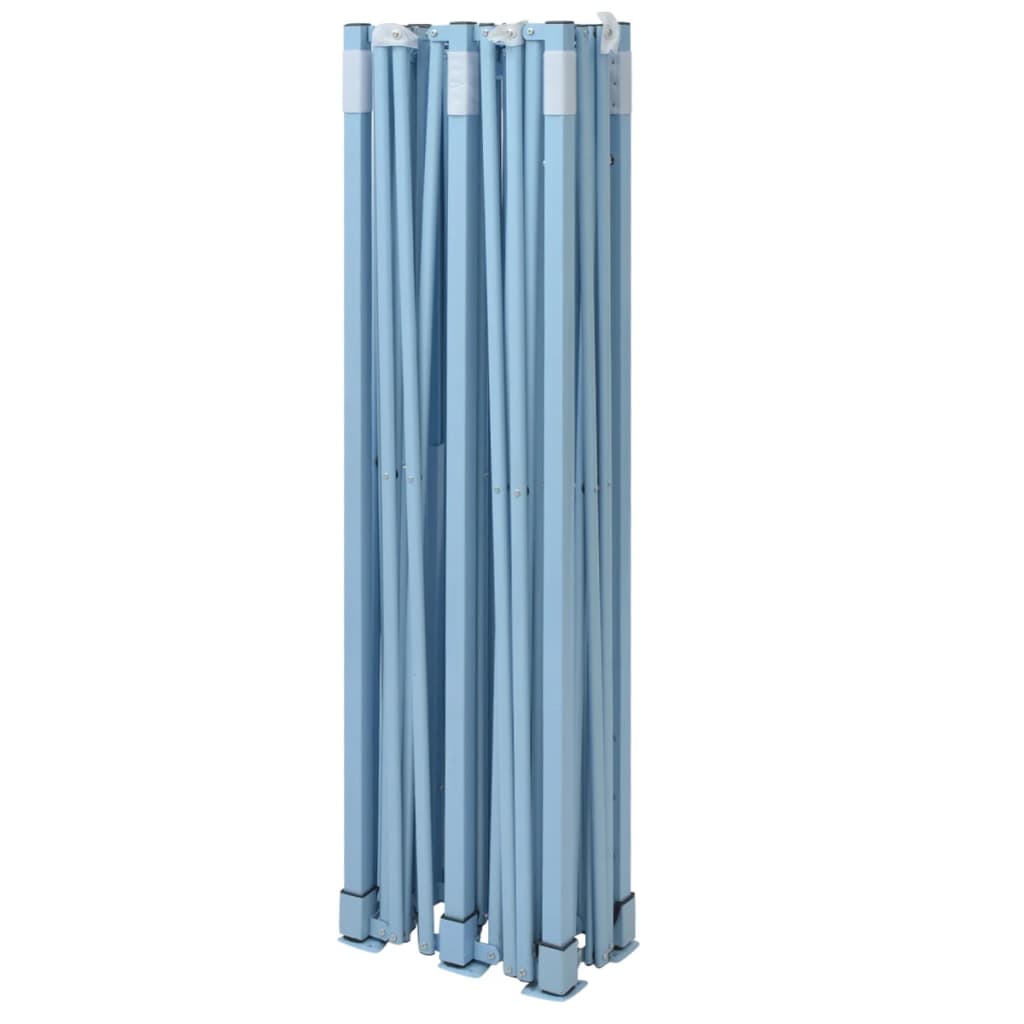 vidaXL Partytent met 4 zijwanden inklapbaar 3x6 m staal crème - Aashly