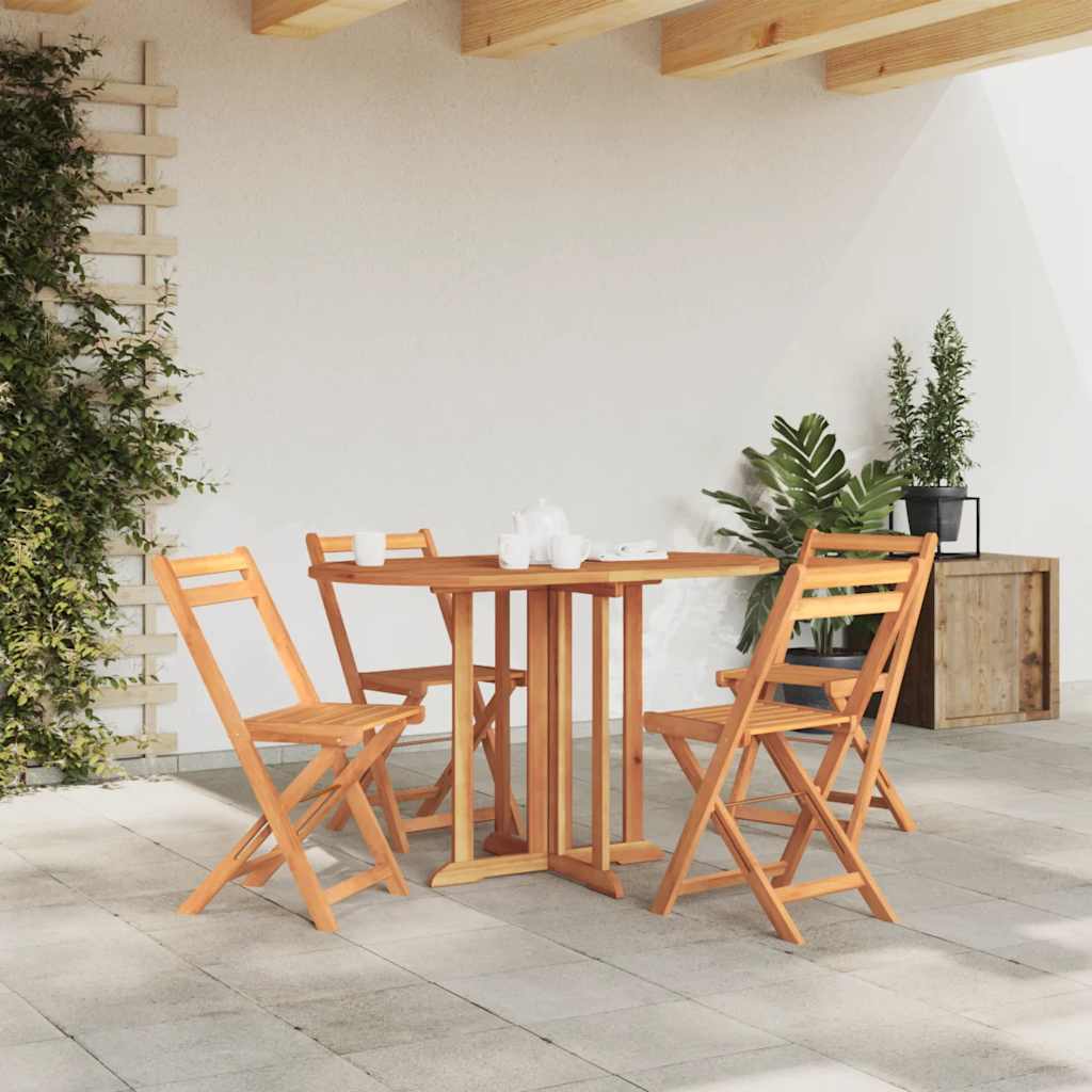 vidaXL Tuintafel inklapbaar 150x90x75 cm massief teakhout - Aashly