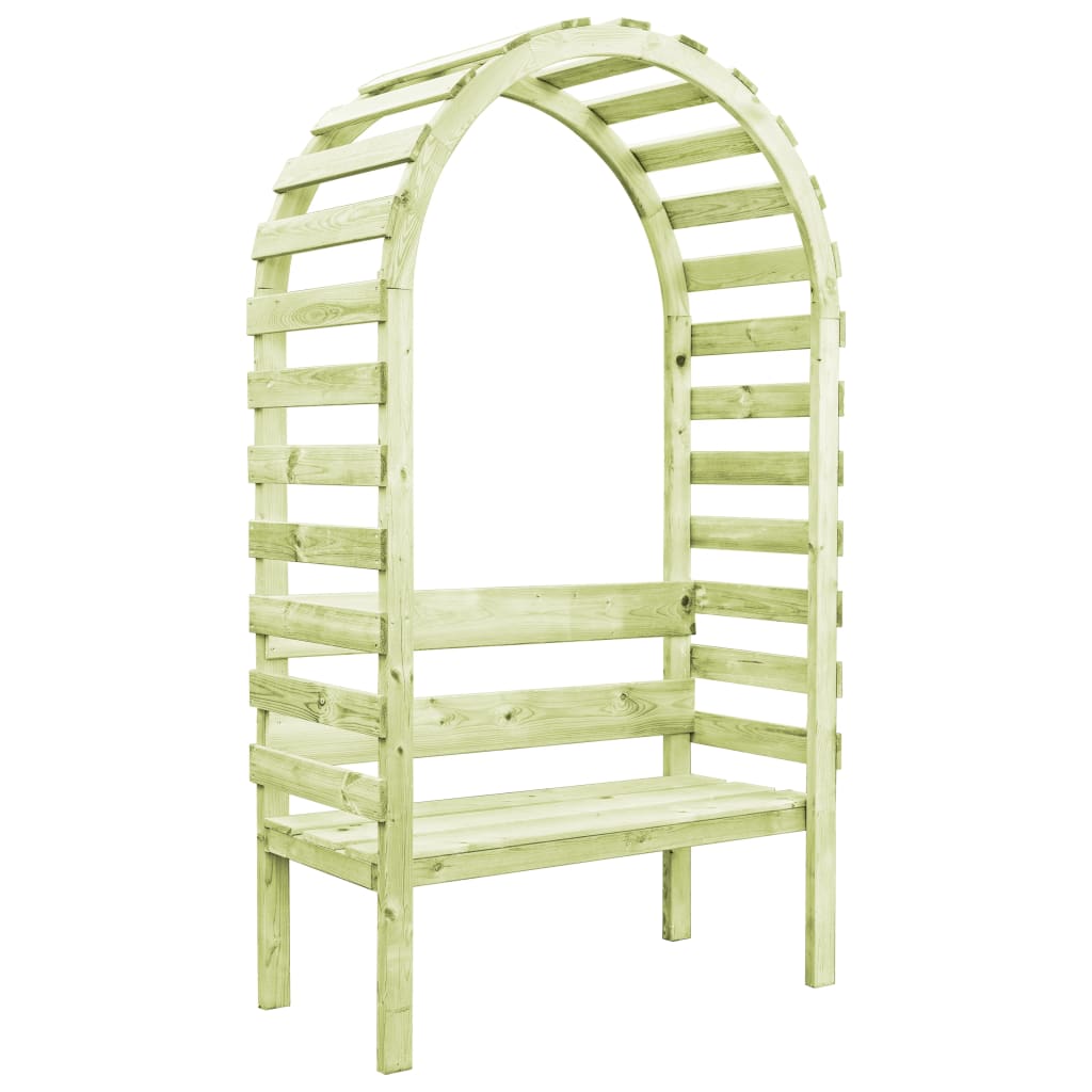 vidaXL Pergola 130x60x230 cm geïmpregneerd grenenhout