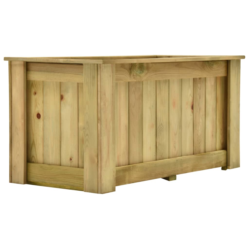 vidaXL Plantenbak verhoogd 196x50x50 cm geïmpregneerd grenenhout - Aashly