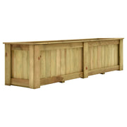 vidaXL Plantenbak verhoogd 196x50x50 cm geïmpregneerd grenenhout - Aashly
