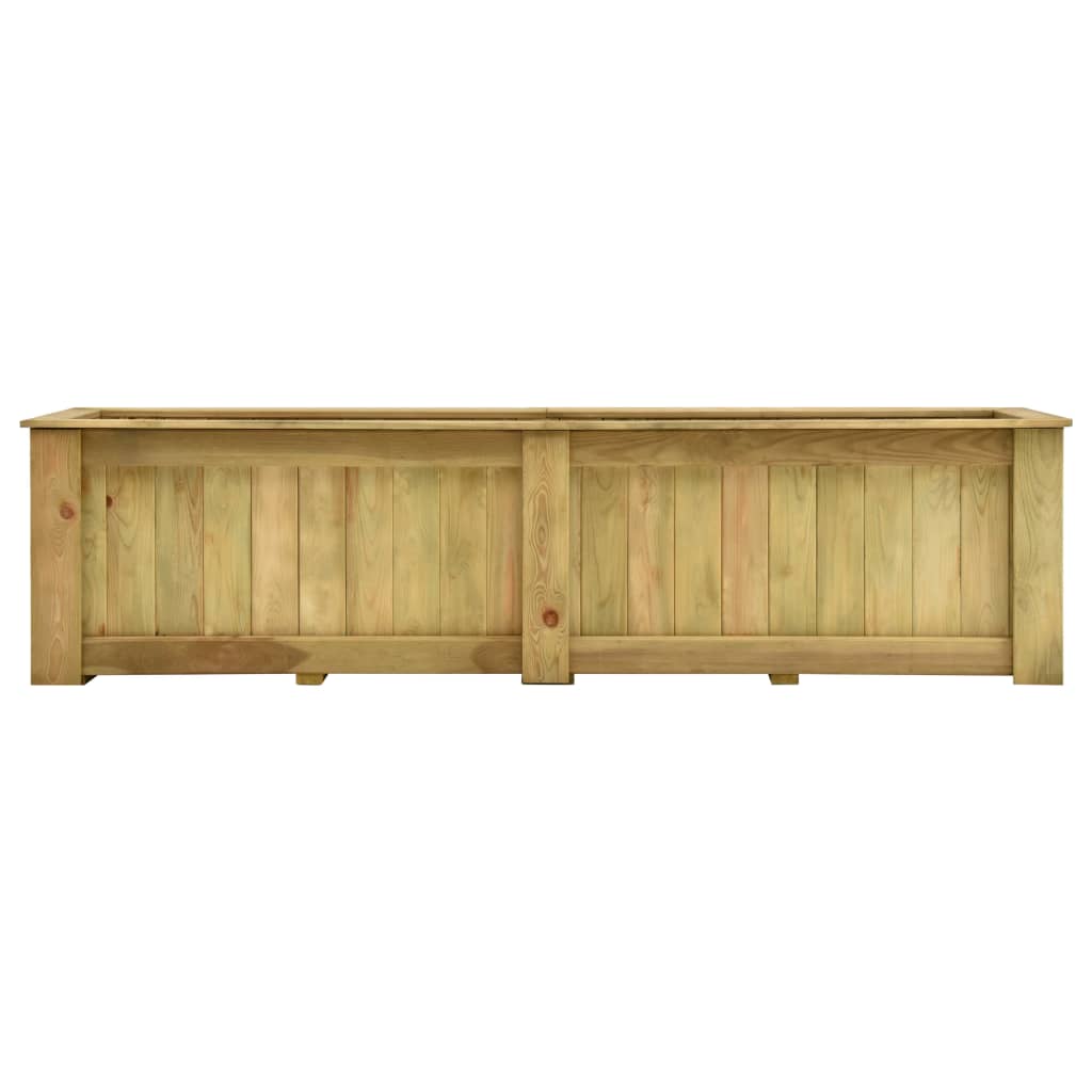 vidaXL Plantenbak verhoogd 196x50x50 cm geïmpregneerd grenenhout - Aashly