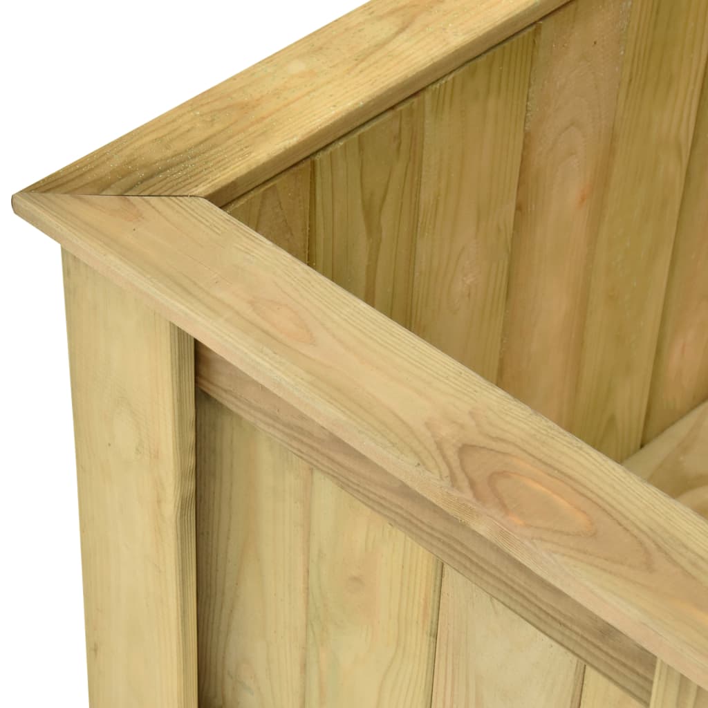 vidaXL Plantenbak verhoogd 196x50x50 cm geïmpregneerd grenenhout - Aashly