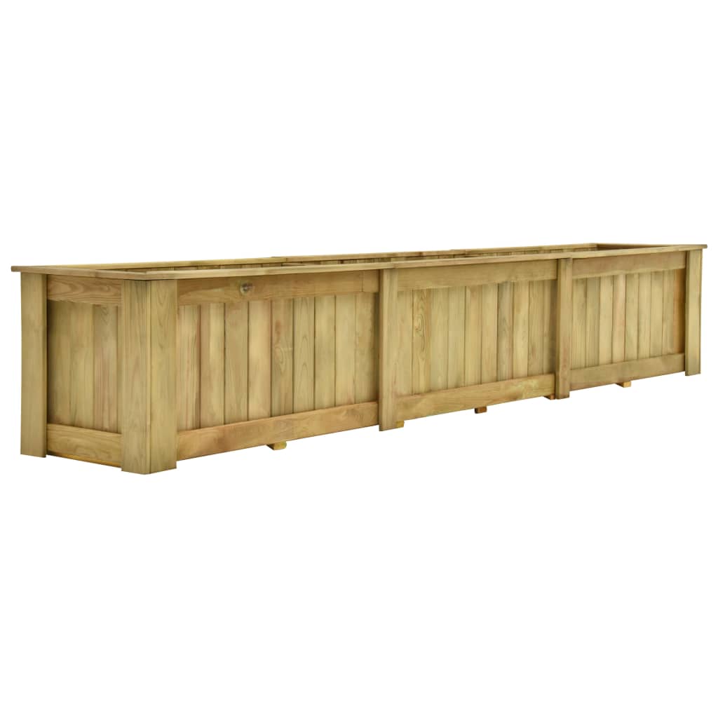vidaXL Plantenbak verhoogd 196x50x50 cm geïmpregneerd grenenhout - Aashly
